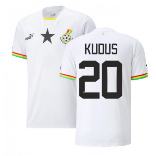 Fotbalové Dres Ghana Mohammed Kudus #20 Domácí MS 2022 Krátký Rukáv